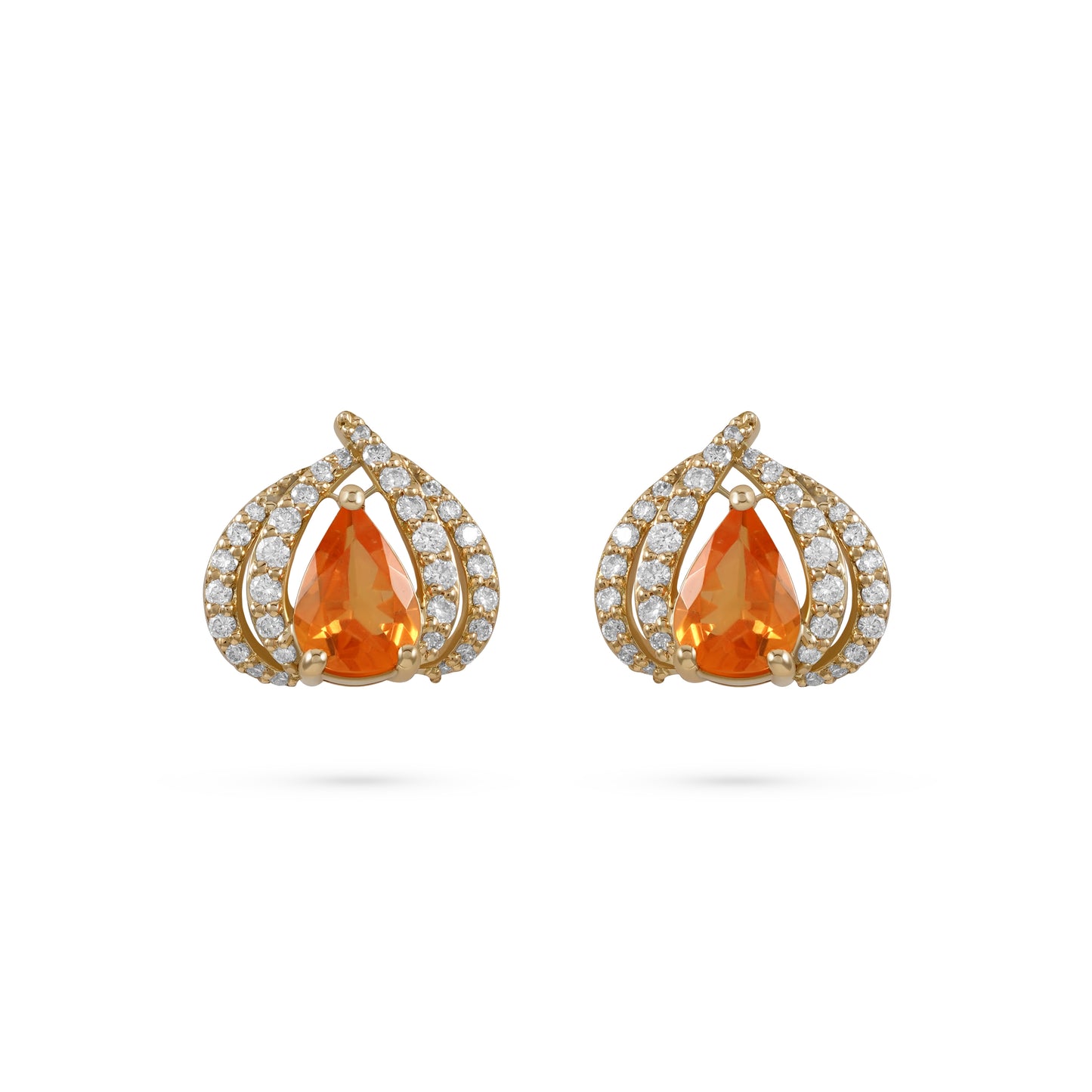 Mandarin Garnet Earring